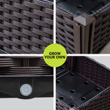 NNETM Raised Garden Bed Planter Box for Herbs & Vegetables