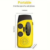 NNETM Emergency Hand Crank Radio with Power Bank Phone Charger