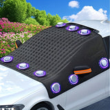 NNETM Extra Large Magnetic Car Windshield Sunshade Cover