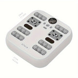 NNETM Foot Massager with Constant Temperature Heating & Magnetic Infrared Induction(White)