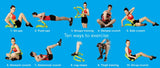 NNETM 1pc Sit Up Exercise Equipment - Apple Green Abdominal Exercise Machine