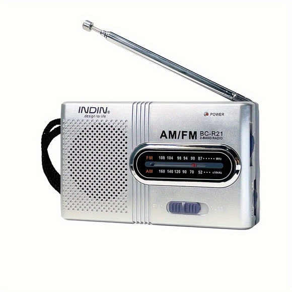 NNETM Portable AM/FM Mini Radio with Headphone Jack