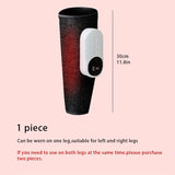 NNETM Luxurious Leg Massager with Heat, Compression, and Vibration(Black)