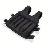 NNETM Adjustable 50kg Weighted Vest for Fitness Training(Weights not included)