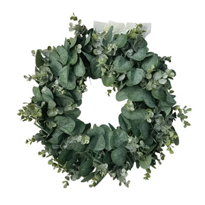 NNETM 2pcs Evergreen Ramadan Artificial Eucalyptus Wreaths for Spring Decor