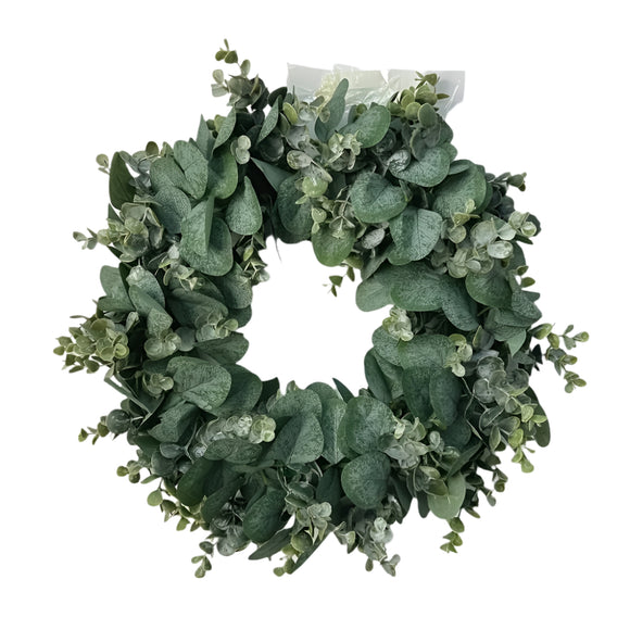NNETM 2pcs Evergreen Ramadan Artificial Eucalyptus Wreaths for Spring Decor