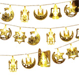 NNETM Ramadan Eid LED String Lights Star Moon Castle