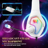 NNETM Stereo Gaming Headset for PS4 PS5 Xbox RGB 7.1