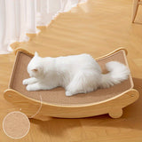 NNETM Space-Saving Wooden Cat Scratcher Tower for Cats