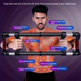 NNETM Versatile Fitness Push Bar & Chest Expander(Black)