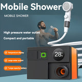 NNETM Portable Electric Shower with USB Rechargeable