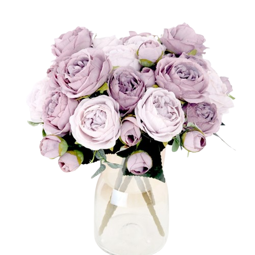 NNEOBA Artificial Flowers Peony Tea Rose