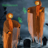 NNETM Pumpkin Hanging with Green Light & Sound