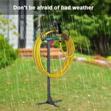NNETM Freestanding Garden Hose Holder Rack