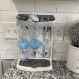 NNETM Bottle Drying Rack with Removable Drain Tray