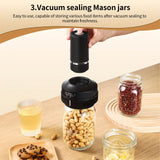 NNETM Mason Jar Rechargeable Vacuum Sealer Kit (30-in-1)
