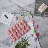 NNETM Silicone Easter Egg Rabbit Candy Mold