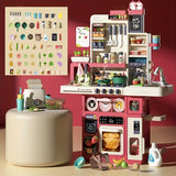 NNETM Kitchen Toy Set for Toddlers with Stove & Sink