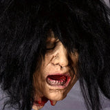NNETM Latex Head Hanging - With Black Hair