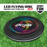 NNETM Light-Up Flying Disc USB Rechargeable Game Toy