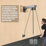 NNETM Wall Mounted Cable Pulley Gym System