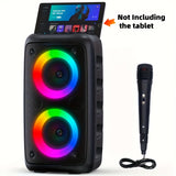 NNETM Wireless Party Speaker with Mic & Disco Lights