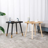 NNETM Create a cozy nook with the Solid Rattan Side Table, a testament to craftsmanship