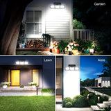 NNETM Solar Motion Sensor Outdoor Light with 74 LED