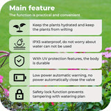 NNETM Dual-Outlet Water Timer for Automatic Irrigation