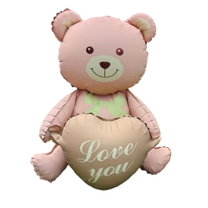 NNETM Heart-Hugging Valentine Decorative Balloons