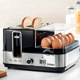 NNETM 1400W Breakfast Master Toaster Egg Cooker Poacher Bacon Fryer Grill All In One
