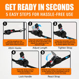 NNETM Retractable Cargo Straps – Heavy-Duty Tie Down Straps with S Hooks