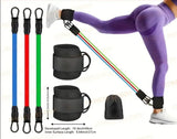 NNETM 5pcs TPE Ankle Resistance Bands - Leg & Hip Training Essentials