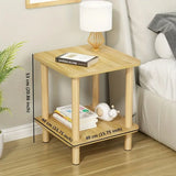 NNETM Nature-Inspired Wooden End Table
