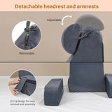 NNETM Ergonomic Reading & Back Support Pillow with Armrests