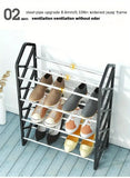 NNETM Elegance meets organization with this innovative dustproof shoe rack