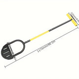 NNETM Full Steel Stand Up Garden Edger: Efficient Lawn Trimming with T Grip