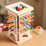 Wooden Stick Pulling Educational Strategy Board Game