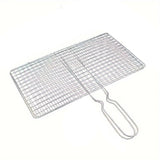 NNETM BBQ Grill Basket Stainless Steel Fish & Meat Grill