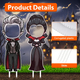 NNETM Halloween Vampire Yard Stake Sign (2pcs)