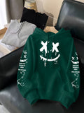 NNETM Men's Printed Casual Hoodie
