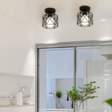 NNETM Ceiling Lights Geometric Metal Fixtures (4PCS)