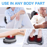 NNETM Shiatsu Back and Neck Massager with Heat(Gray)