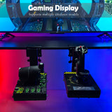 NNETM HOTAS Desk Mount Stand 2pcs Flight Sim Joystick Holder