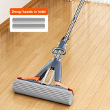NNETM Sponge Mop Super Absorbent with 2 Mop Heads
