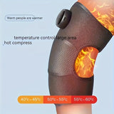 NNETM 1PC Heated 3-In-1 Knee, Elbow, and Shoulder Massager Brace with Adjustable Heating Modes - Grey