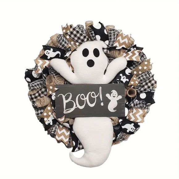 NNEOBA Cute Ghost Doll Wreath