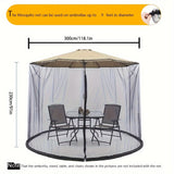 NNETM Outdoor Mesh Mosquito Net Black