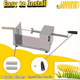 NNETM Potato Tower Slicer with Manual Stainless Steel