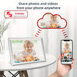 NNETM 11" 2K Digital Photo Frame – WiFi Smart Picture Frame with 64GB Storage